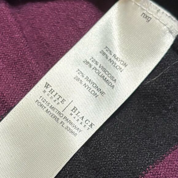 🎄White House Black Market Asymmetrical Sweater - Picture 2 of 10